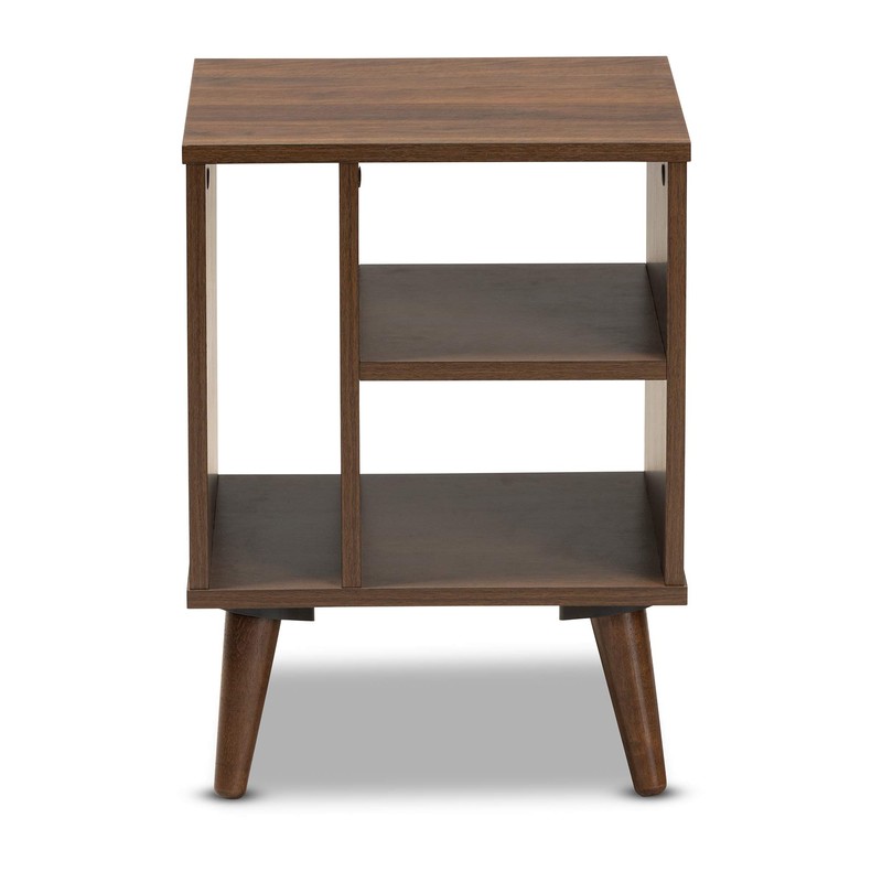 Baxton Studio End Tables, One Size, Walnut