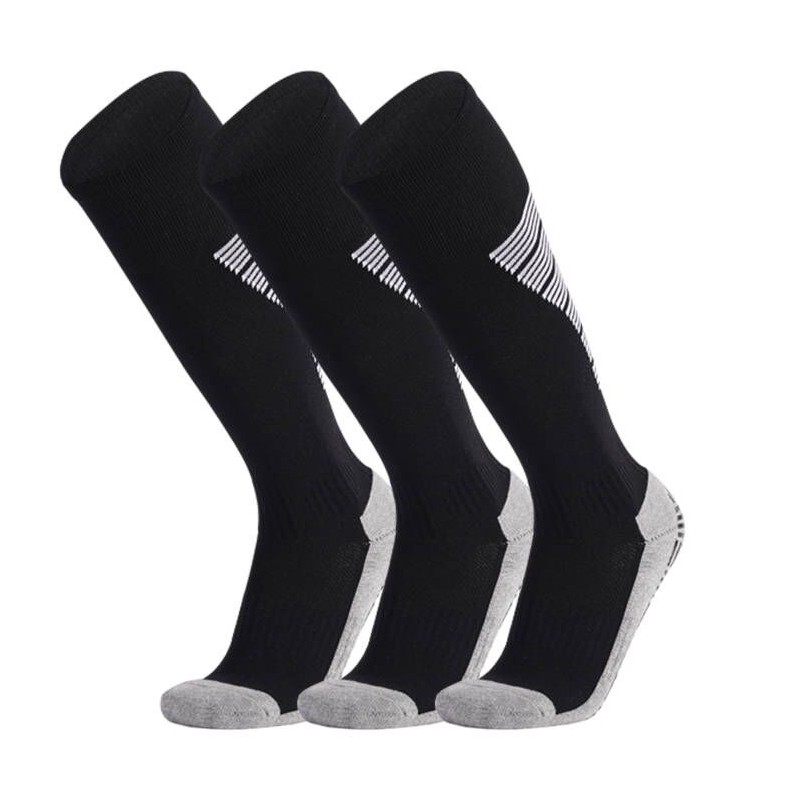 3 Pack Anti Slip Sport Knee High Socks Athletic Socks