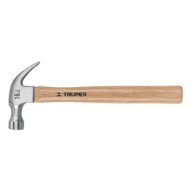 Truper MA-16, Martillo uña curva 16 oz, forjada en acero