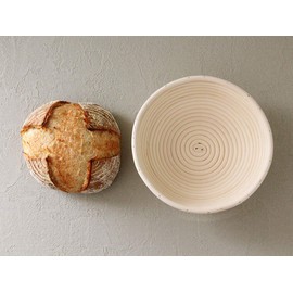 cotta cotta 92002 Bread Fermentation Basket Round 8 x 21.6 x 21.6 inches (22.5 cm), Beige