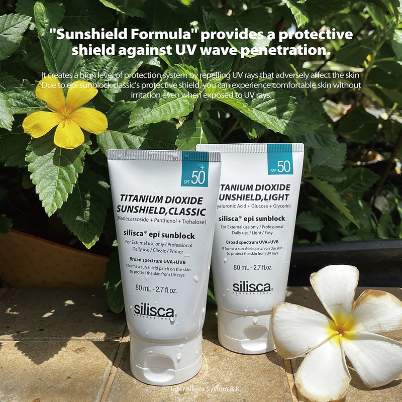 Silisca [1+1] Siliska Sunblock Sun Cream 80ml (Light + Classic)