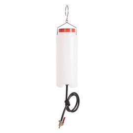 Petrol Bottle Workshop Tank 2 Litre Fuel Infusion Replacement Tank with Tap & Hose for Carburettor Adjustment Work