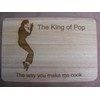 Jacko Michael Jackson Geschenkidee Holz Schneidebrett Käsebrett