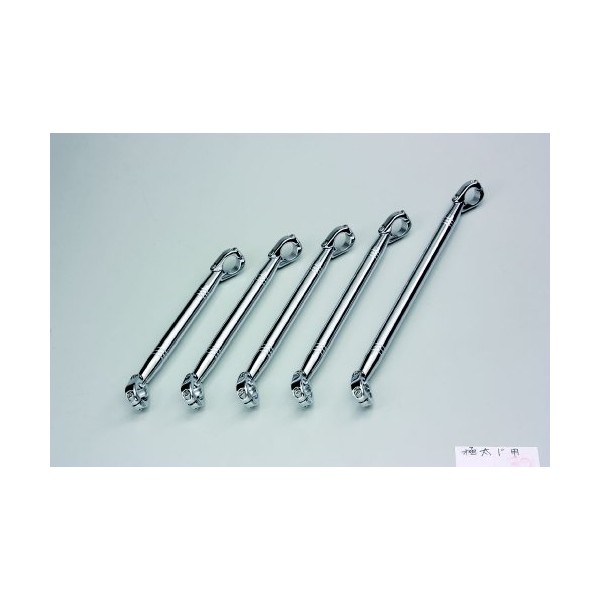 Hurricane HB0711 Handle Brace, For 1 Inch Diameter Handle, Extra Thick Type, Size S, 10.2 inches (258 mm), Chrome Plated