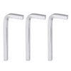 QUARKZMAN Pack of 3 L-shaped square head wrenches, 7 mm,