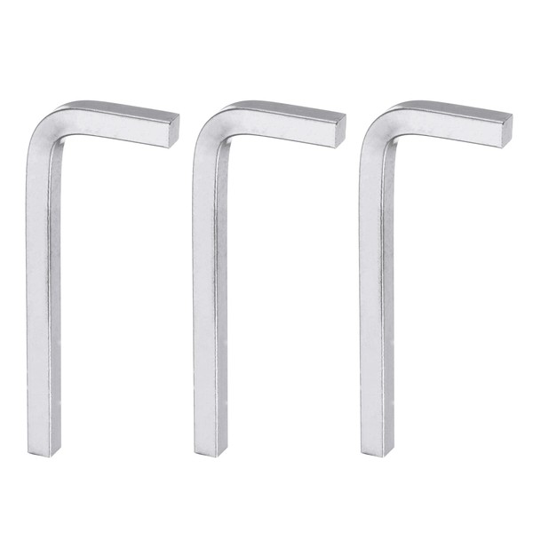 QUARKZMAN Pack of 3 L-shaped square head wrenches, 7 mm,