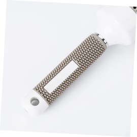 IWOWHERO Hair Curling Comb Wide Tooth for Curly Hair Curl Brush Multi-purpose Roller Comb Comfortable Handle Hairdressing Tool Grey 26x2.5cm