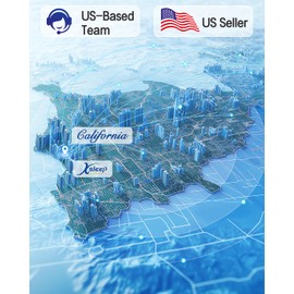 Xsleep Queen Air Mattress with Built in Pump Luxurious Comfort 16" Raised Inflatable Mattress Queen Airbed Blow Up Mattress for Home Guests 80"*60"*16" Air Bed 3 Mins Fast Inflate/Deflate 660 lbs Max