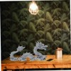 Ciieeo Sandstone Dragon Statue Chinese Dragon Decoration for Living Room