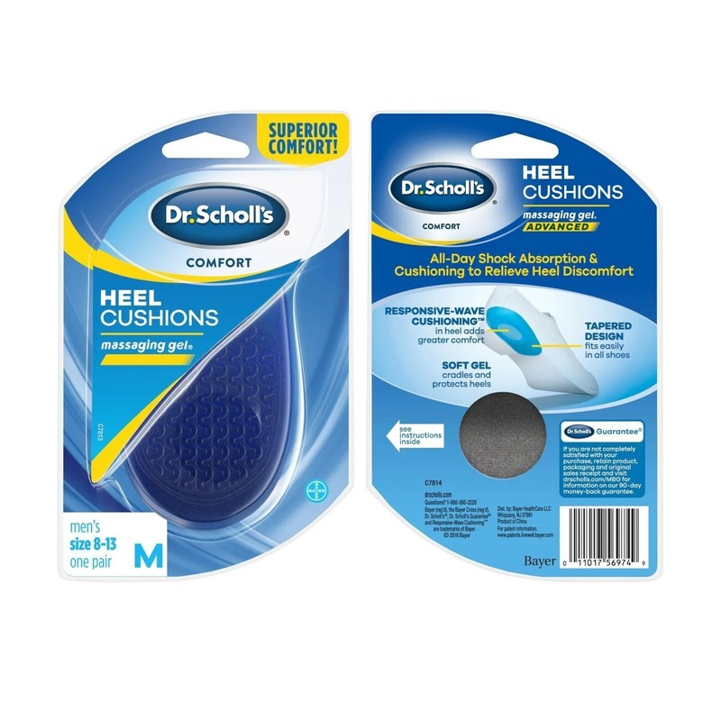 Dr. Scholl's 3 Pairs Dr. Scholl's Massaging Gel Advanced HEEL
