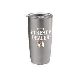 Treat Dealer Papillon Dog Trainer Stainless Steel Insulated Tumbler