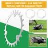 XIJIANG Stainless Steel Spikes for Husqvarna Automower 420, 440, 430X,