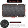 Sun Protection Shade Net, Garden Shade Net with Eyelets, Black