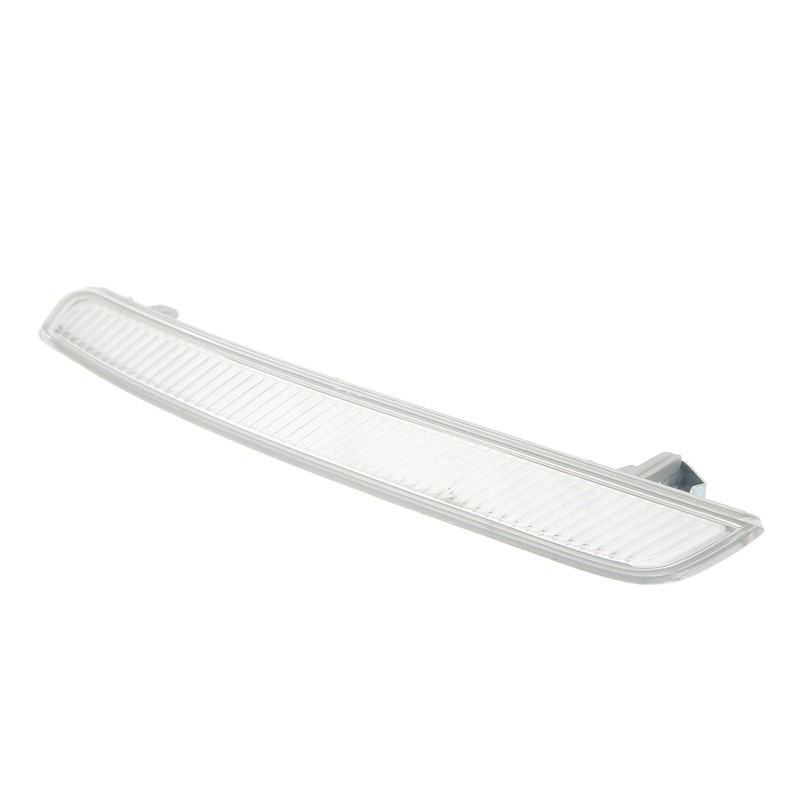 Front Bumper Reflector Clear White Improve Car Visibility Side Marker