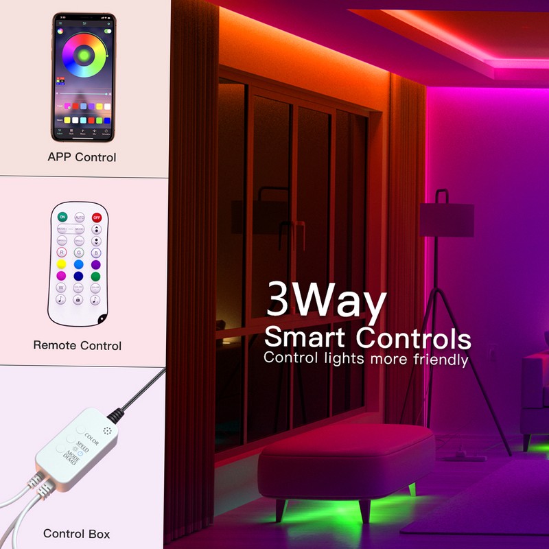 LED Strip Lights 32.8FT/10M 300 LEDs IP65 5050 RGB Light