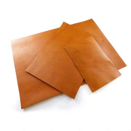 Nume Leather with Reasons (Brown, 0.04 inches (1.0 mm) x A4) 3 Sheets