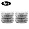 GOTOTOP 8 Pcs/Set Plastic Round Shape Multi-Slot Chair Bed Riser
