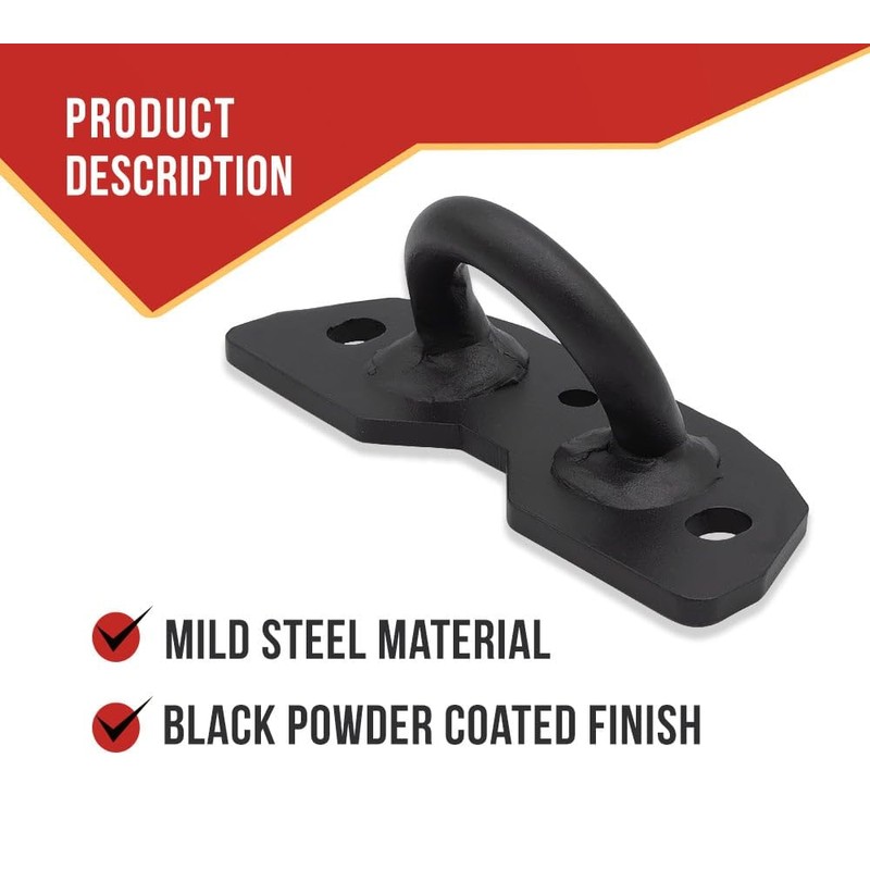 Mytee Products 1/2" Bolt-On D-Ring Lashing Points for Shipping Containers