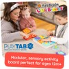 Fat Brain Toys PlayTab Essentials, Modular Sensory Activity Board, Busy