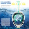 NARUTOO Full Face Snorkel Mask, 180°Panoramic View Double Floating Ball