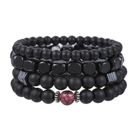 Stocking Stuffers Holiday Outfits for Women 2024 To My Son/My Love/My Husband /My Dad Bracelet Braided Bracelet Tiger Eye Beaded Bracelet Always Remember Bracelet Inspriational Bracelet Mens Bracelet Black Stone Bracelet for Boyfriend Grandson Birthday J