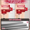 Door Lock Installation Kit for 1-3/8" and 1-3/4" Wooden Doors