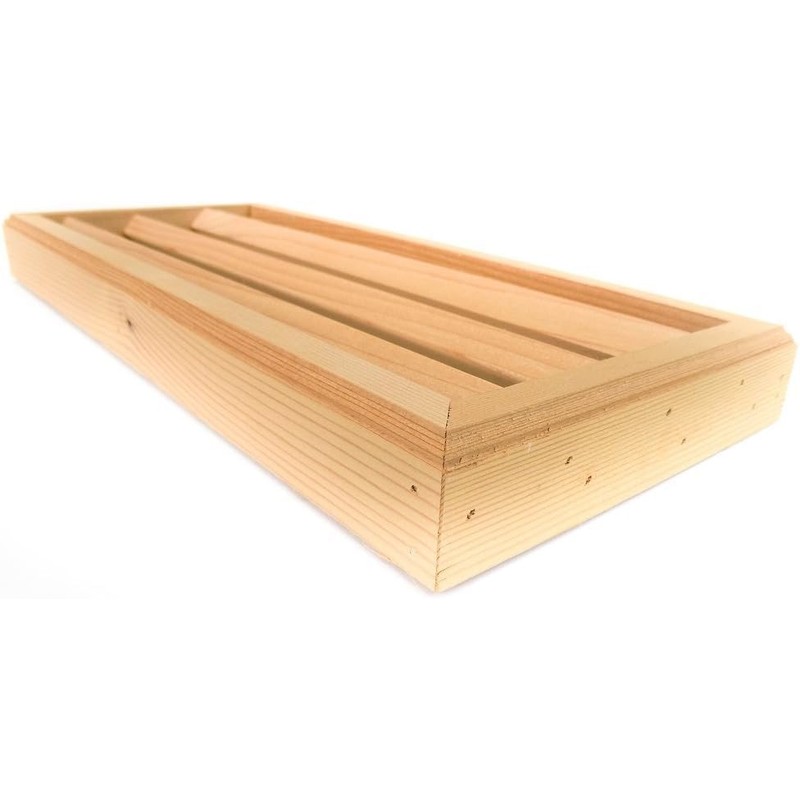 Miller Shingle Clear Cedar Foundation Vent with Louvers - 16