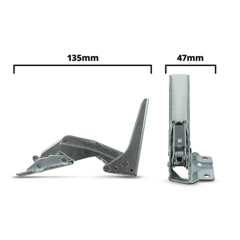 Reliapart Lower & Upper Fridge Door Hinge Set for Electrolux