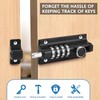 Digit Combination Locking Bolt,Combination Locking Bolt 4 Digit Sliding Lockable