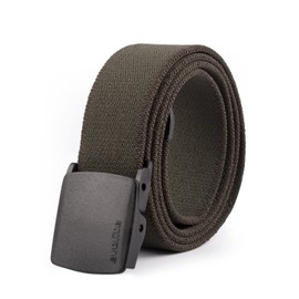 Evolite Elastic Stretch Canvas Belt for Camping & Work - Men's Belts Flexible & Durable for Hiking, Outdoor, Work & More