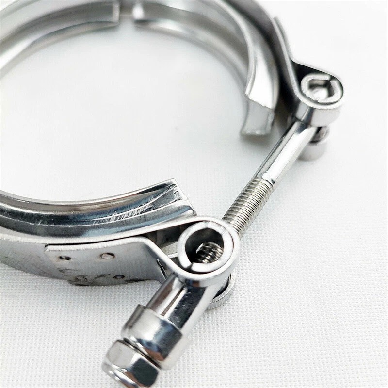 JONJEA 2" Universal Stainless Steel V-Band Clamp for Turbo Downpipe