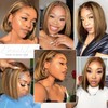 Highlight Bob Wigs Human Hair 13x4 Frontal Lace Wig 4/27