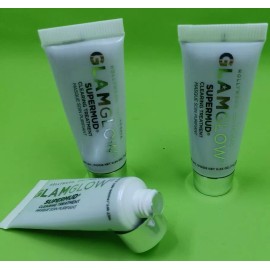 GLAMGLOW 3 Glamglow Supermud Clearing Treatment Mask 7g / .24 oz Mini / Deluxe Sample IP5