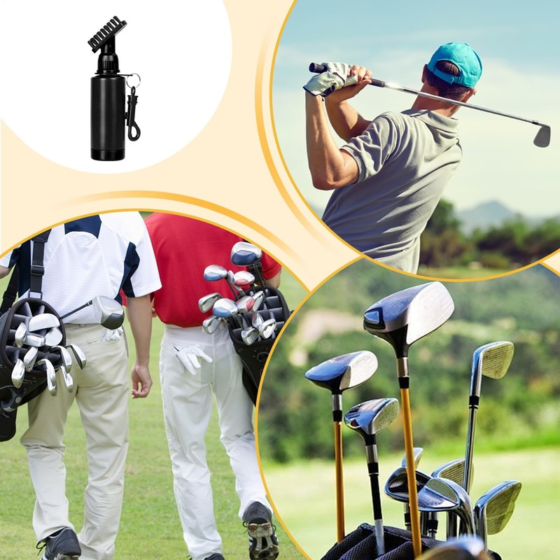 Golf Brush Tool | Golf Club Scrub Brush with Leakproof