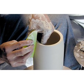 Sherrill Mudtools Shape 2 Polymer Rib for Pottery and Clay Artists, Yellow Color Soft