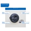 KINRIKA Flush Hatch Locker Cabinet Pull Lift Hatch Latch Lock
