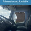 2 Pcs Semi Truck Window Sun Shades, Mesh Side Window