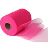 Fluorescent Red Tulle Roll Spool 6 Inch x 100 Yards