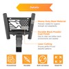 WeiSen Dual Flag Pole Holder Mount Kit with Hitch Receiver
