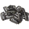 Meiyea 20 Pcs Metal Snap Clips for Hair Extensions and