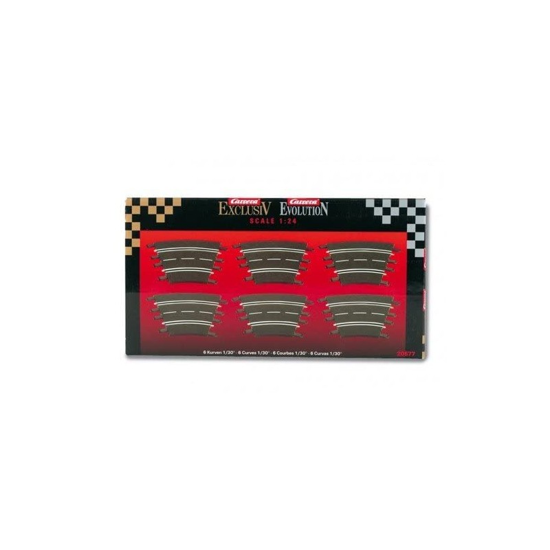 Carrera 20577 Curve 1/30, 6 Pieces - Digital 124/132 and