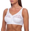 frugue Comfort Non Wired Wireless Support Bra White 46 E