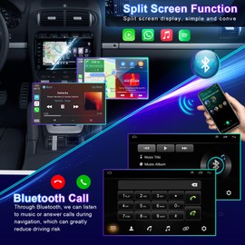 6.86 Inch Android 13 car Stereo Radio for 1994–2002 Dodge Ram 1500 2500 3500/for Cirrus 1995-2000/for Jeep Grand Cherokee 1994-1998 w/Wireless Carplay & Android Auto WiFi Bluetooth Camera MIC (4+64G)