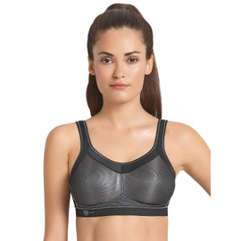 Anita Momentum Women's Sports Bra (Momentum) - black Plain, size: 70G