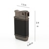 SMKOLIN Small Pipe Lighter Leather Soft Flame Indoor Butane Refillable(No