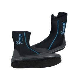 Seavenger Asteria 3mm Felt Sole Neoprene High Top Water Bootie (Light Blue, Size 12)