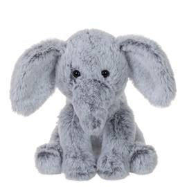 Apricot Lamb Soft Toys Plush Gray Elephant Stuffed Animal Soft Cuddly Perfect for Child (Gray Elephant, 8 Inches)