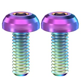 20 Pcs Bike Water Bottle Cage Bolts Hex Socket Bolts Titanium Alloy Screws Fixed Gear Mountain Bike Accessorie