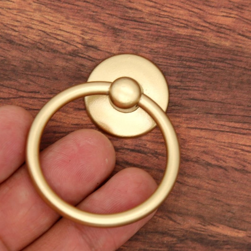 LXZ 6 PCs Cabinet Hardware Drop Ring Pulls Drawer Ring
