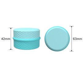 Travel Containers for Toiletries,Accessories Kit for Cosmetic Makeup Dispensers,Refillable Cosmetic Containers 3 In 1 Travel Empty Cream Jars,Suitable for Storing Cosmetics,Trinkets,and Pills (Blue)